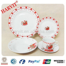 20pcs Weihnachtsgeschirr Sets / Porzellan Dinner Set mit Weihnachten Design